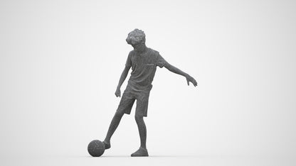 realistic 3D boy sport kids, scanned archviz people for Blender and 3ds Max, wireframe back view