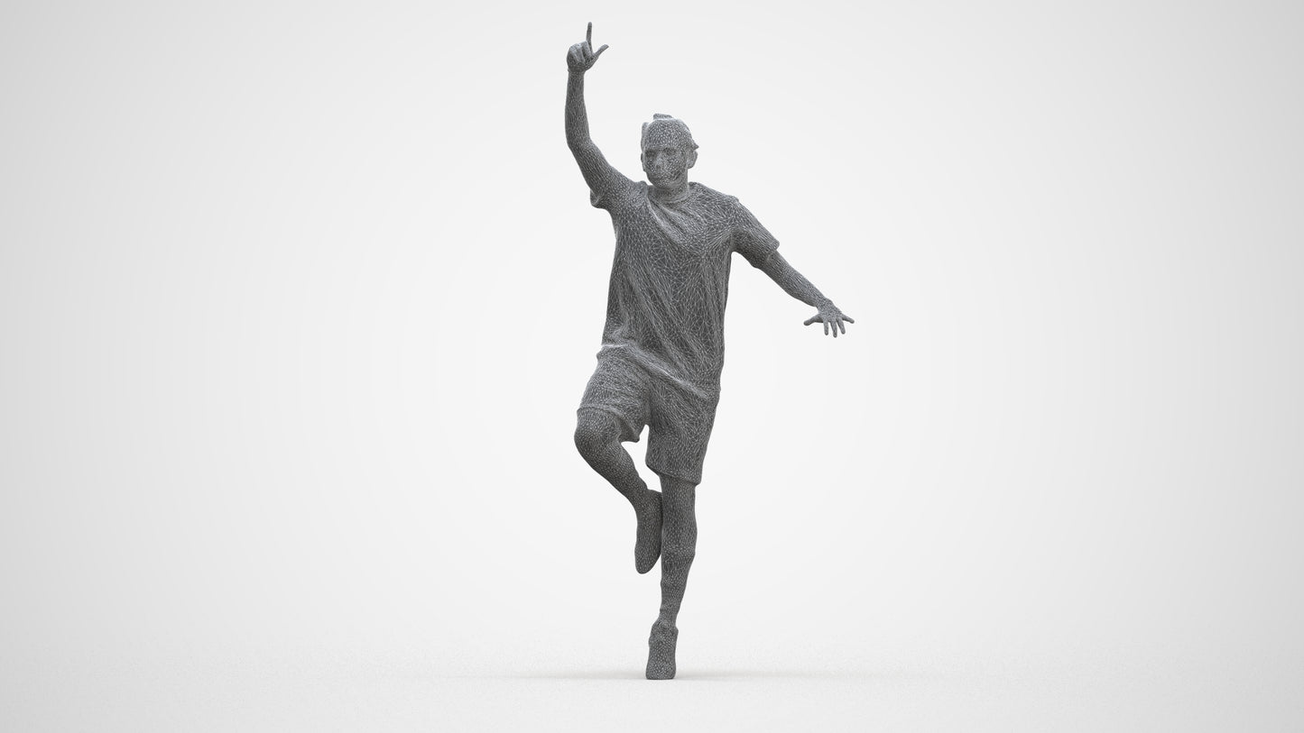 scanned 3D man sport, photogrammetry people for Enscape and V-Ray, square thumbnail