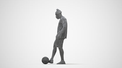 realistic 3D man sport, scanned archviz people for Blender and 3ds Max, wireframe back view