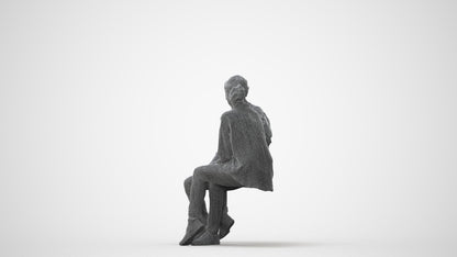 realistic 3D human woman casual couple, archviz people FBX OBJ for Blender, square thumbnail
