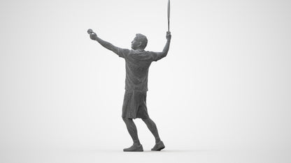 3D people model man sport, scanned human for 3ds Max rendering, wireframe front view