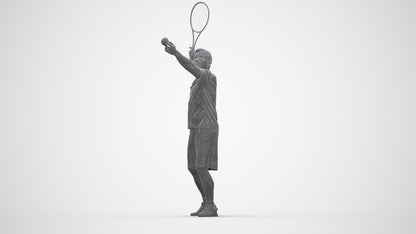 3D people model man sport, scanned human for 3ds Max rendering, wireframe top-down view