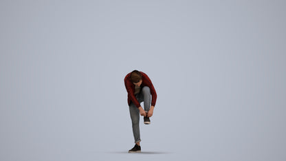 realistic 3D people boy casual kids, render-ready for V-Ray and Corona, FBX OBJ, standing pose render