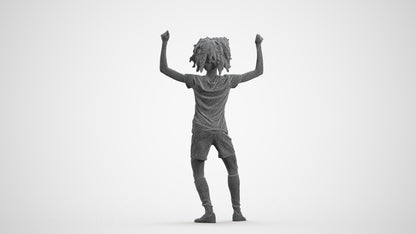 realistic 3D people woman sport, render-ready for V-Ray and Corona, FBX OBJ, wireframe front view