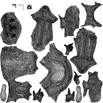 3D human model boy casual kids, photogrammetry scanned person for archviz, wireframe top-down view