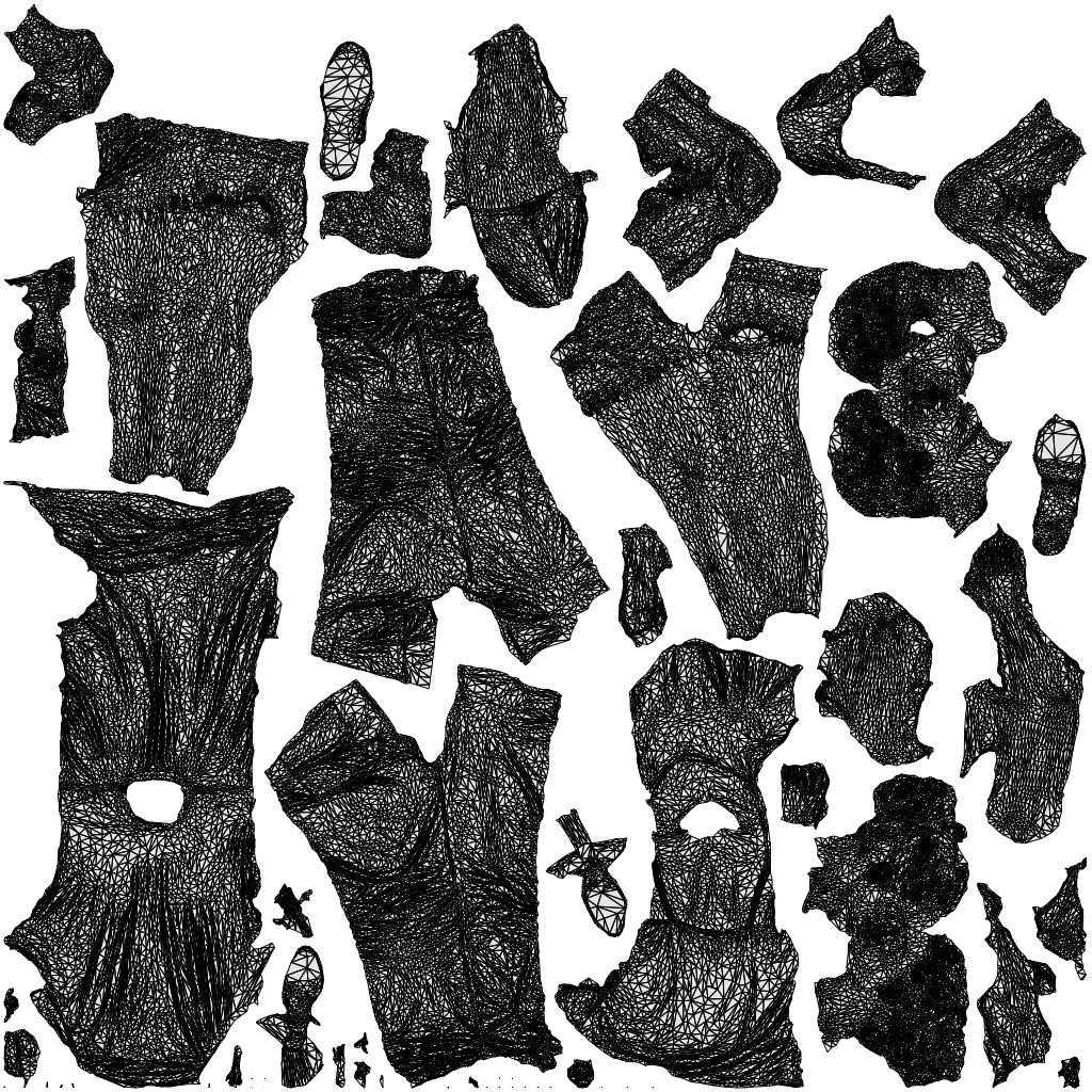 3D people model woman casual couple, scanned human for 3ds Max rendering, wireframe top-down view