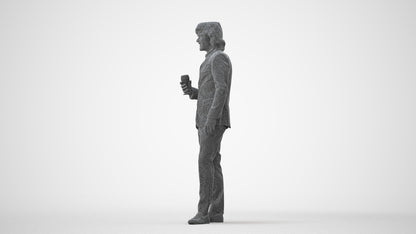 3D people model man business, scanned human for 3ds Max rendering, square thumbnail