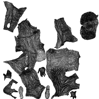 3D people model man casual sitting, scanned human for 3ds Max rendering, wireframe top-down view