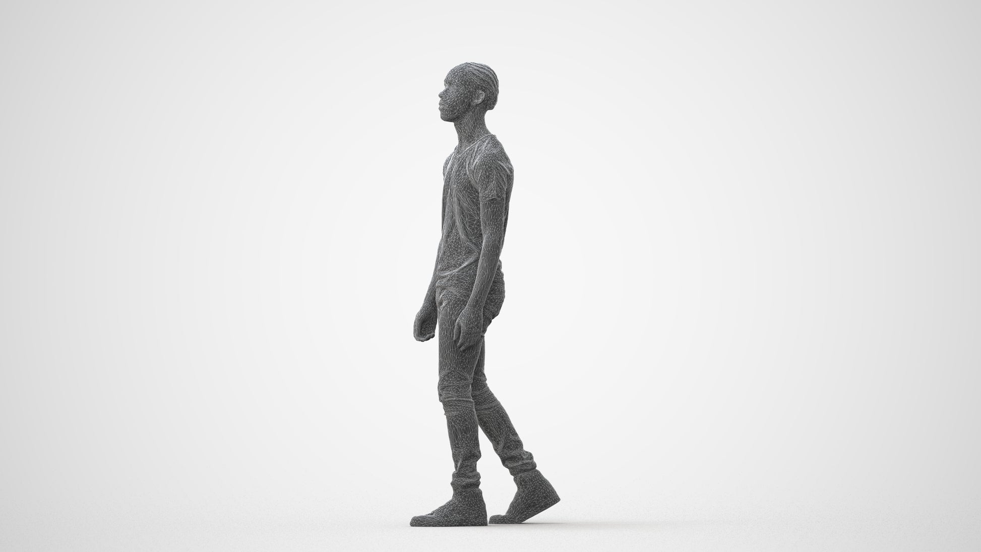 realistic 3D people boy casual kids, render-ready for V-Ray and Corona, FBX OBJ, square thumbnail