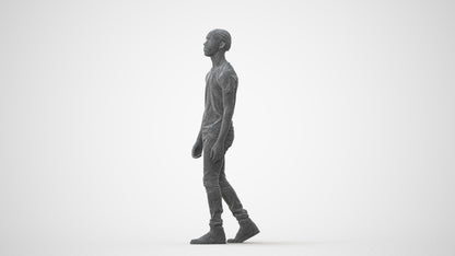 realistic 3D people boy casual kids, render-ready for V-Ray and Corona, FBX OBJ, square thumbnail