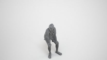 scanned 3D boy kids, photogrammetry people for Enscape and V-Ray, wireframe three-quarter view