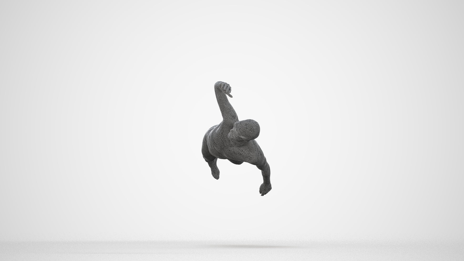 realistic 3D people man sport pool, render-ready for V-Ray and Corona, FBX OBJ, wireframe back view
