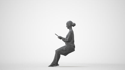 realistic 3D people girl casual kids, render-ready for V-Ray and Corona, FBX OBJ, square thumbnail