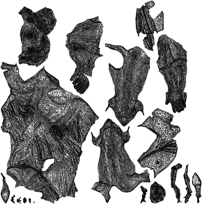 scanned 3D woman casual sitting, photogrammetry people for Enscape and V-Ray, wireframe top-down view