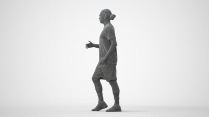realistic 3D human man sport, archviz people FBX OBJ for Blender, square thumbnail
