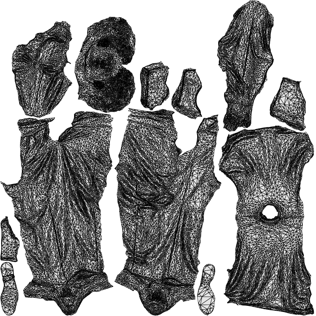 3D people model man casual walking, scanned human for 3ds Max rendering, wireframe top-down view