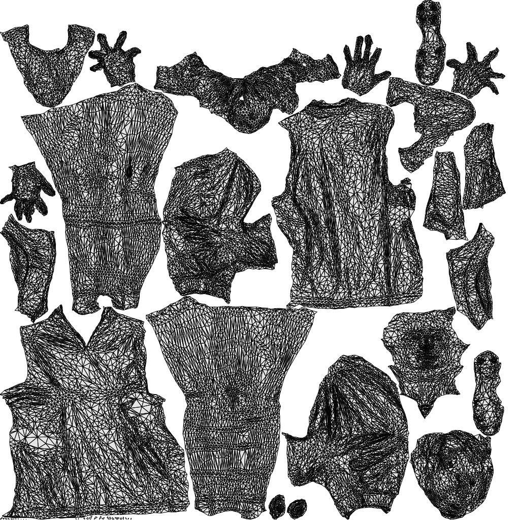 realistic 3D people woman sport, render-ready for V-Ray and Corona, FBX OBJ, wireframe top-down view
