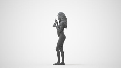 realistic 3D people woman pool, render-ready for V-Ray and Corona, FBX OBJ, square thumbnail