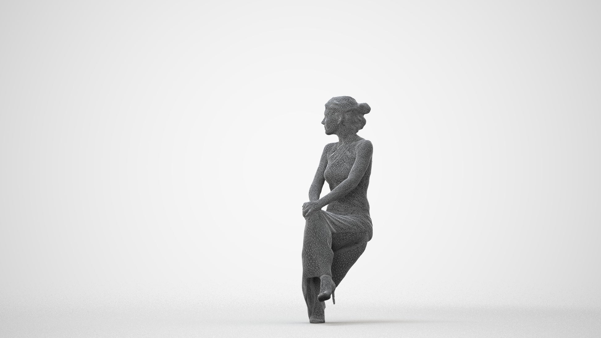 realistic 3D woman formal formalaffairs, scanned archviz people for Blender and 3ds Max, square thumbnail