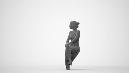 realistic 3D woman formal formalaffairs, scanned archviz people for Blender and 3ds Max, square thumbnail