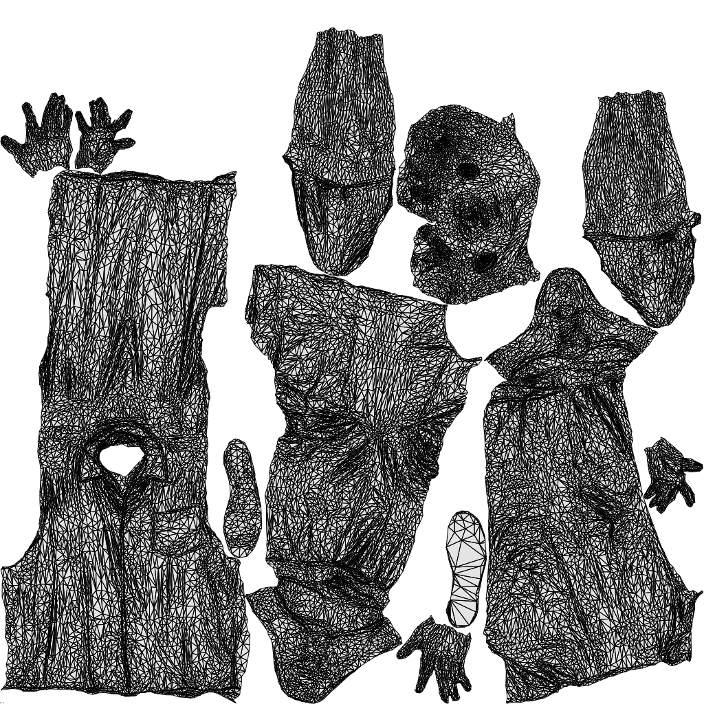 realistic 3D human man casual walking, archviz people FBX OBJ for Blender, wireframe top-down view