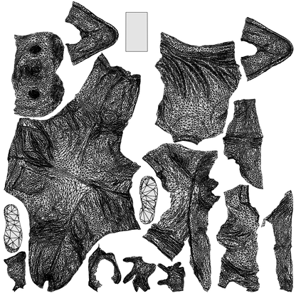 photogrammetry 3D man casual standing, realistic human model archviz FBX, wireframe top-down view