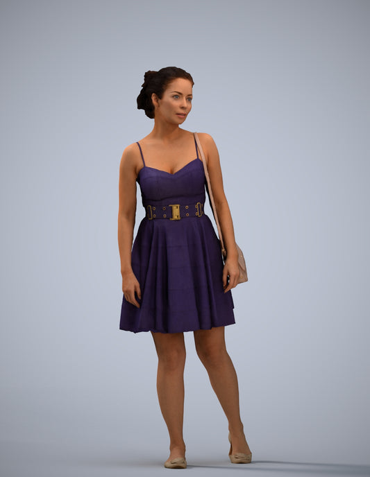 photogrammetry 3D woman formal formalaffairs, realistic human model archviz FBX