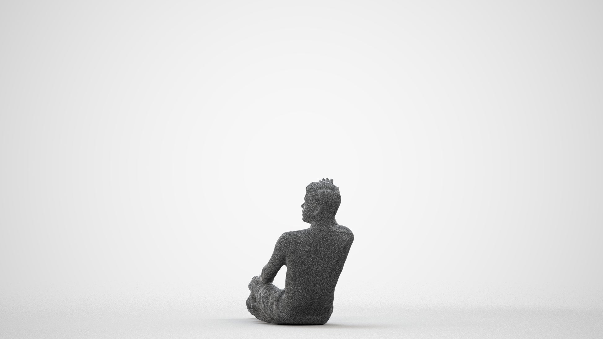 realistic 3D man pool, scanned archviz people for Blender and 3ds Max, square thumbnail