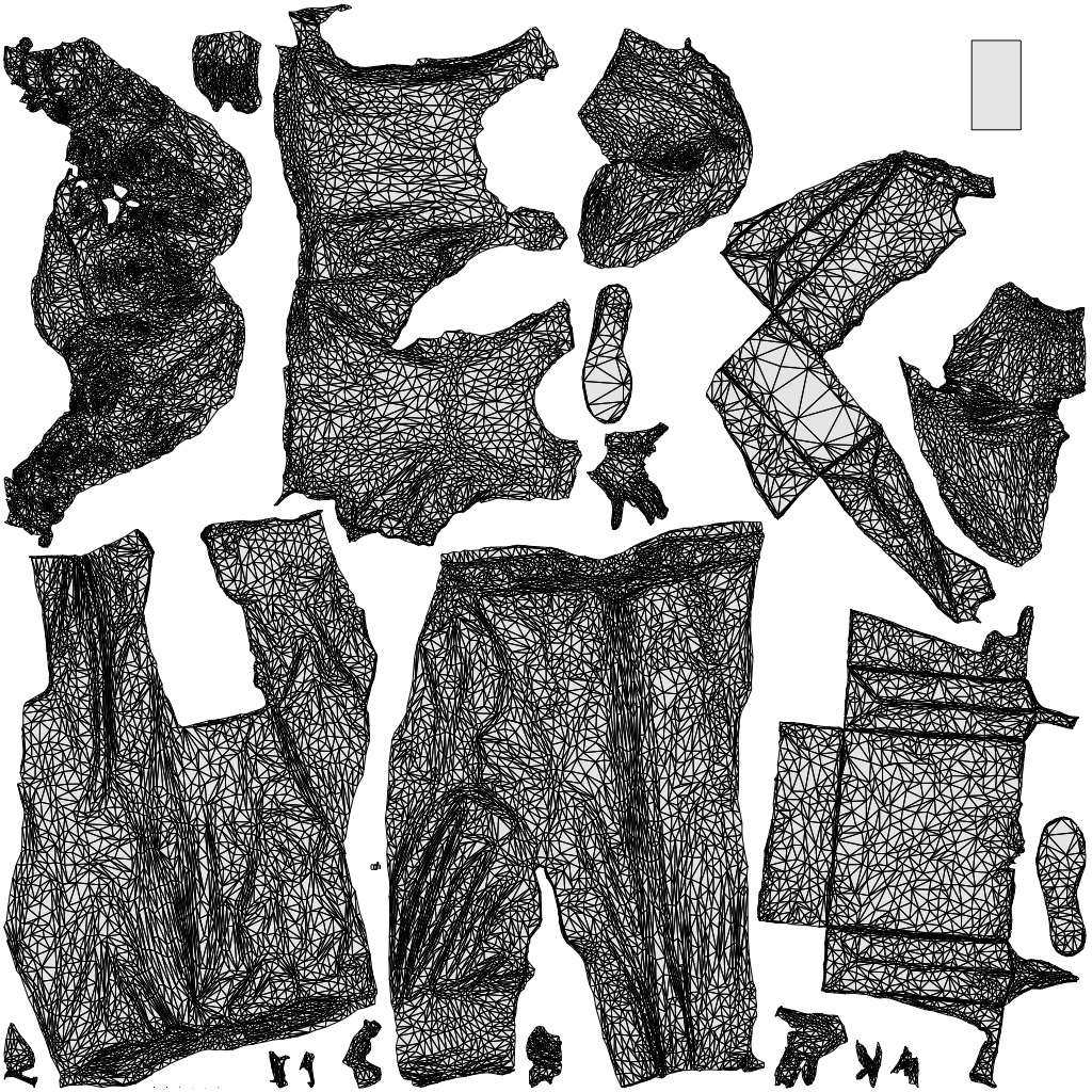 realistic 3D people woman casual walking, render-ready for V-Ray and Corona, FBX OBJ, wireframe top-down view