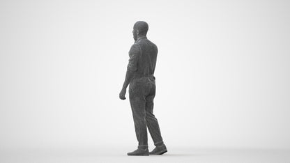 realistic 3D man business, scanned archviz people for Blender and 3ds Max, square thumbnail