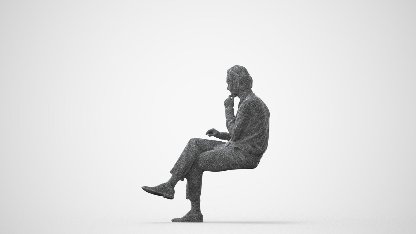 realistic 3D people man business, render-ready for V-Ray and Corona, FBX OBJ, square thumbnail