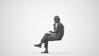 realistic 3D people man business, render-ready for V-Ray and Corona, FBX OBJ, square thumbnail