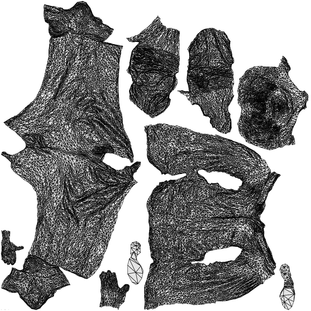 3D human model man casual walking, photogrammetry scanned person for archviz, wireframe three-quarter view