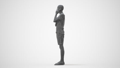 realistic 3D people man casual standing, render-ready for V-Ray and Corona, FBX OBJ, square thumbnail