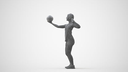 photogrammetry 3D girl sport, realistic human model archviz FBX, square thumbnail
