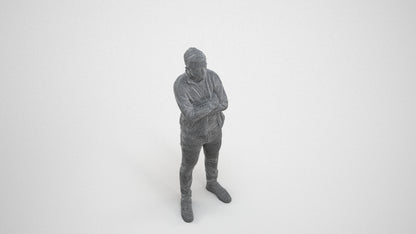 realistic 3D people boy casual kids, render-ready for V-Ray and Corona, FBX OBJ, wireframe three-quarter view