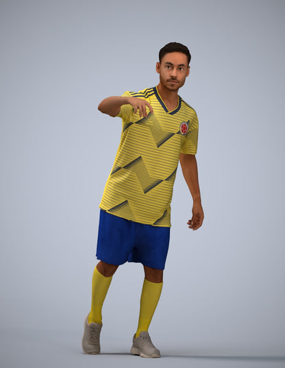 realistic 3D people man sport, render-ready for V-Ray and Corona, FBX OBJ