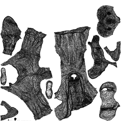 3D human model man business, photogrammetry scanned person for archviz, wireframe top-down view