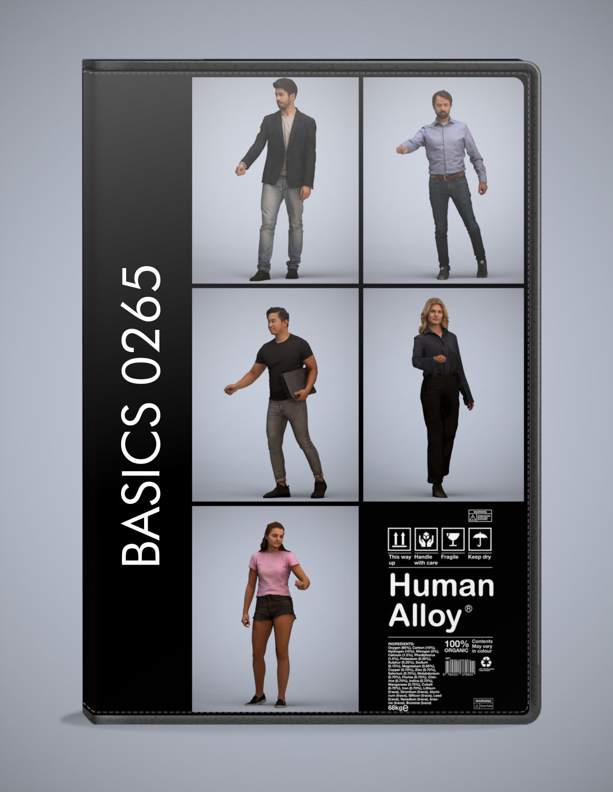 5 3D scanned people door, photorealistic archviz pack for Enscape and SketchUp