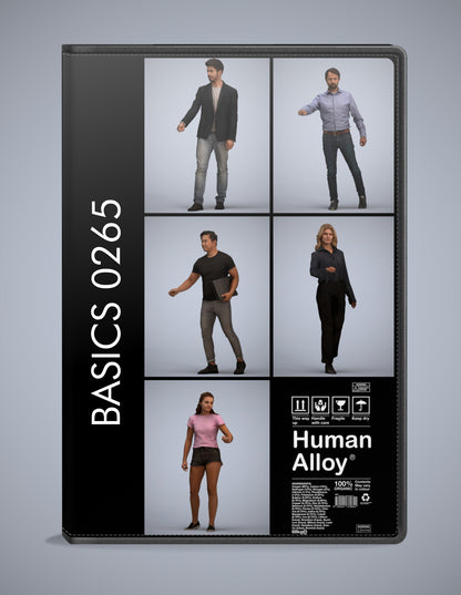 5 3D scanned people door, photorealistic archviz pack for Enscape and SketchUp