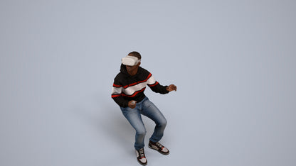 realistic 3D people boy casual kids, render-ready for V-Ray and Corona, FBX OBJ, back view render