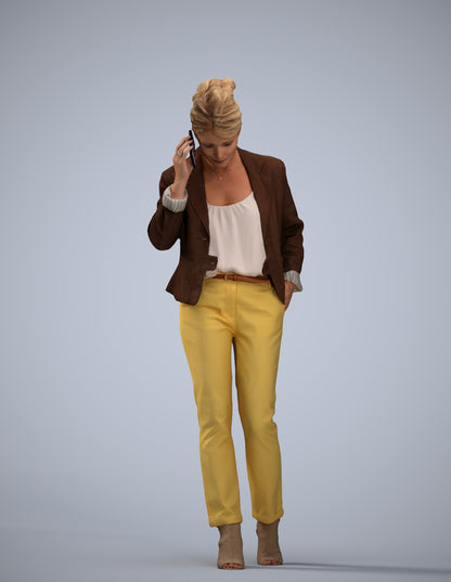 photogrammetry 3D woman business kids, realistic human model archviz FBX