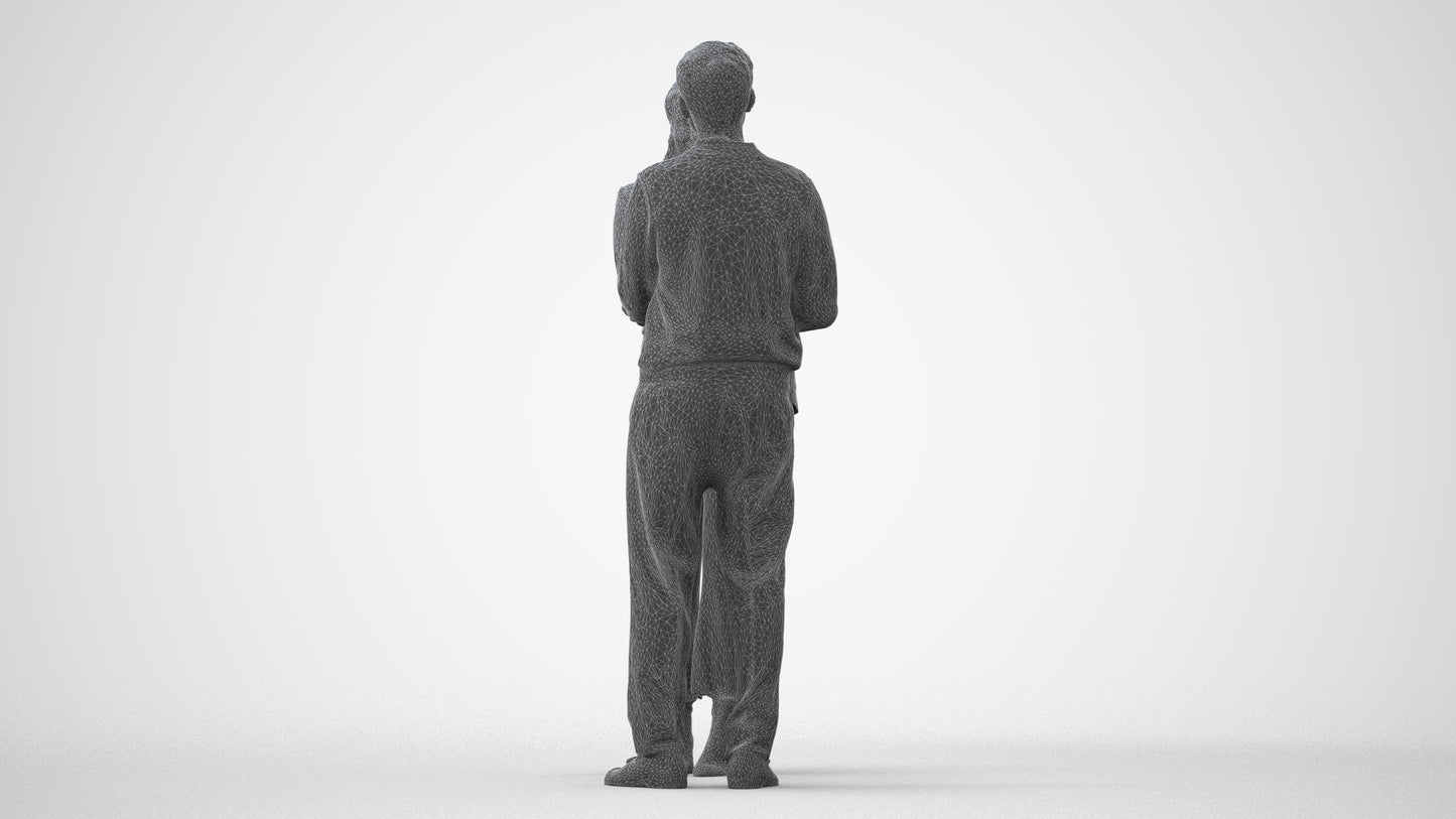 realistic 3D woman business, scanned archviz people for Blender and 3ds Max, square thumbnail