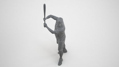 3D scanned man sport, photorealistic archviz people for Enscape and SketchUp, wireframe three-quarter view