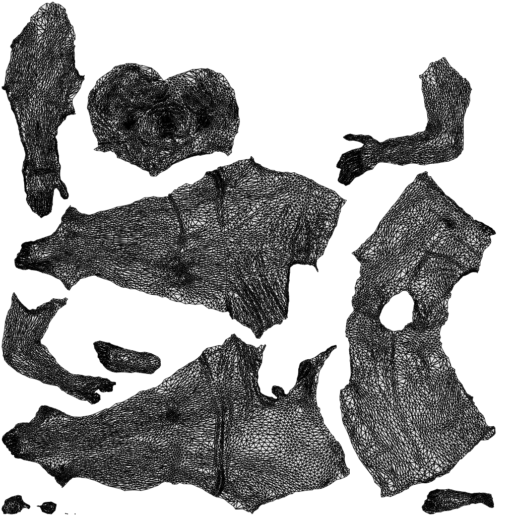 photogrammetry 3D man pool, realistic human model archviz FBX, wireframe top-down view
