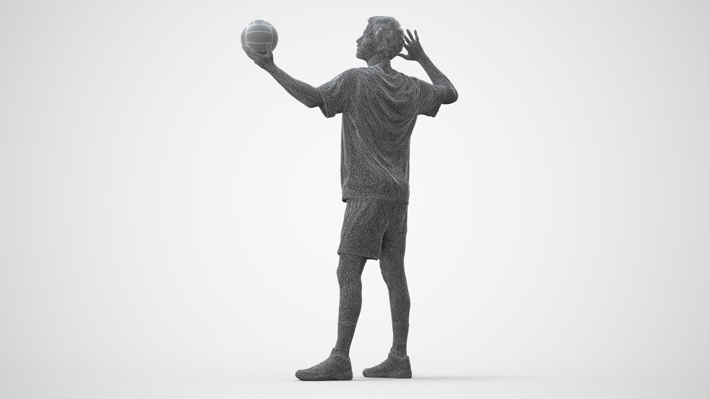 realistic 3D people man sport, render-ready for V-Ray and Corona, FBX OBJ, square thumbnail