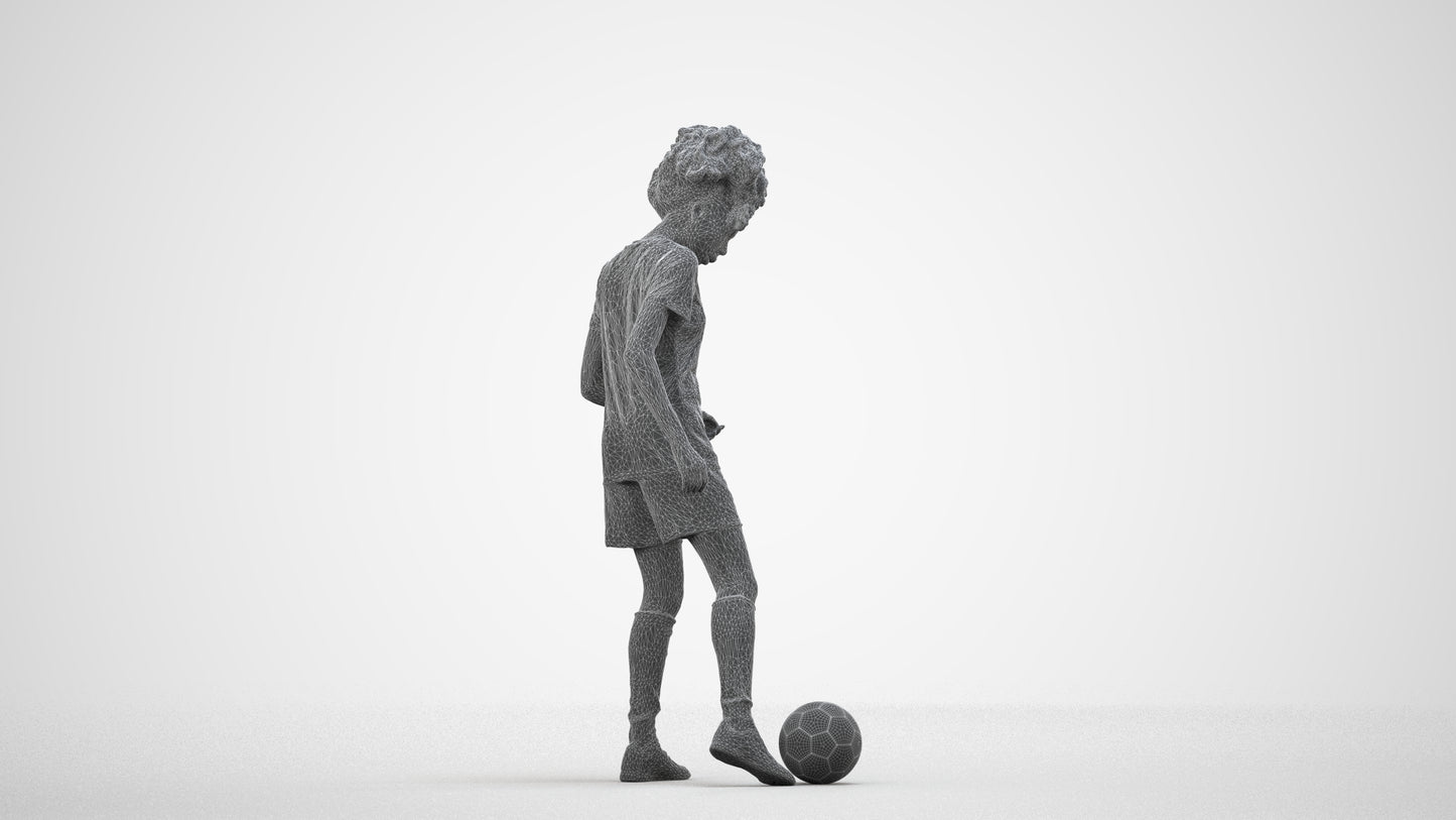 realistic 3D woman sport, scanned archviz people for Blender and 3ds Max, wireframe side view