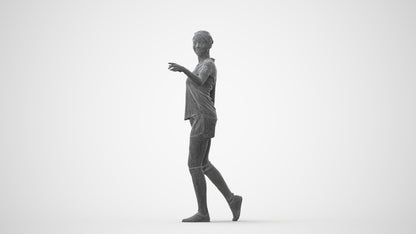 photogrammetry 3D woman sport, realistic human model archviz FBX, square thumbnail