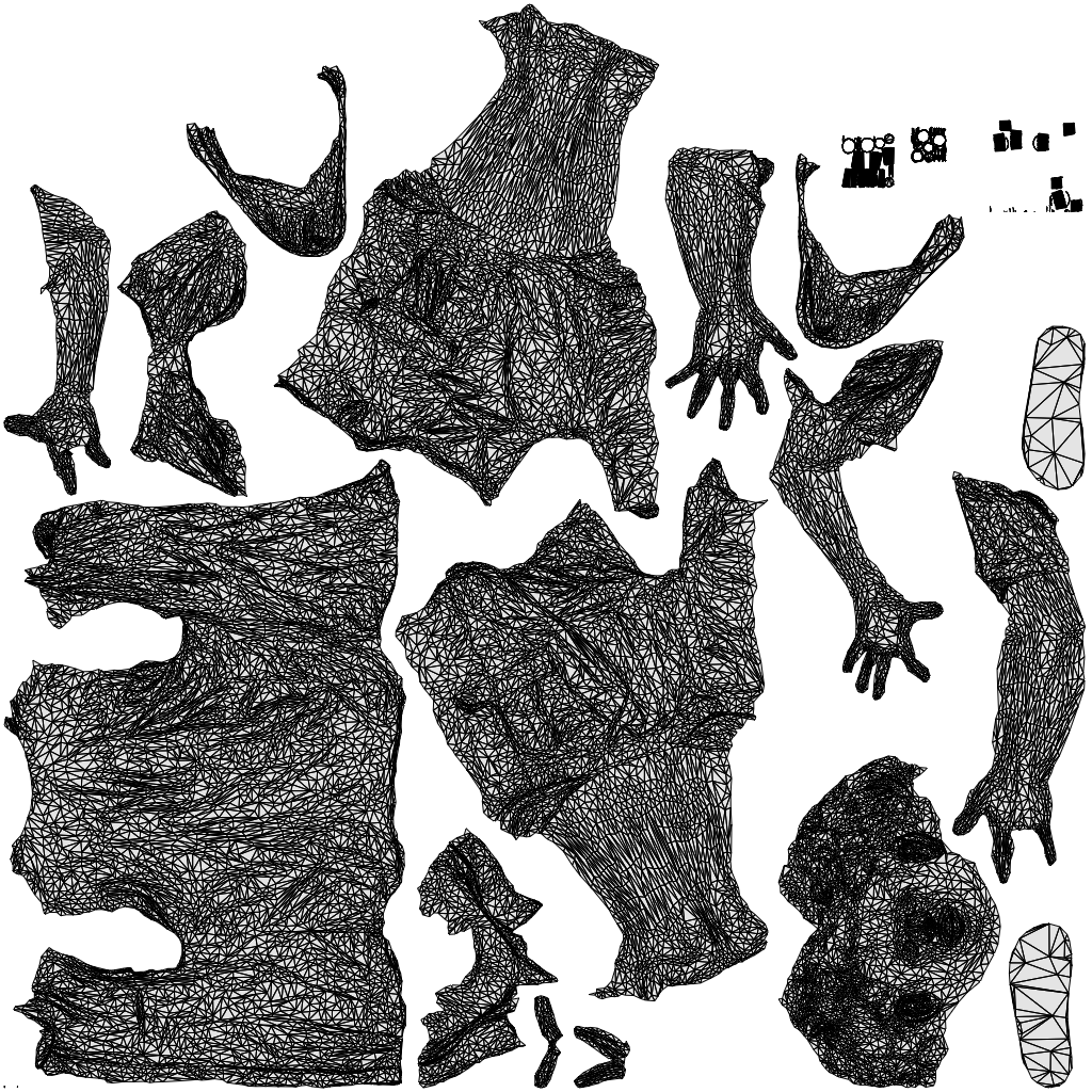 scanned 3D man casual standing, photogrammetry people for Enscape and V-Ray, wireframe top-down view