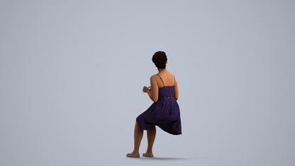 photogrammetry 3D woman formal formalaffairs, realistic human model archviz FBX, front view render